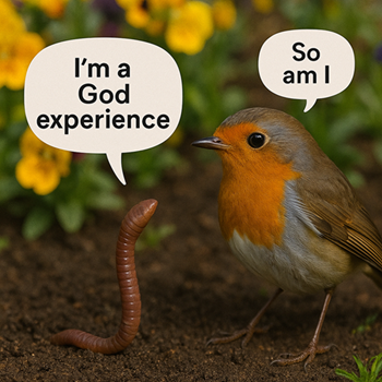 A bird looking at a worm

AI-generated content may be incorrect.